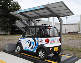電気自動車充電スタンド
